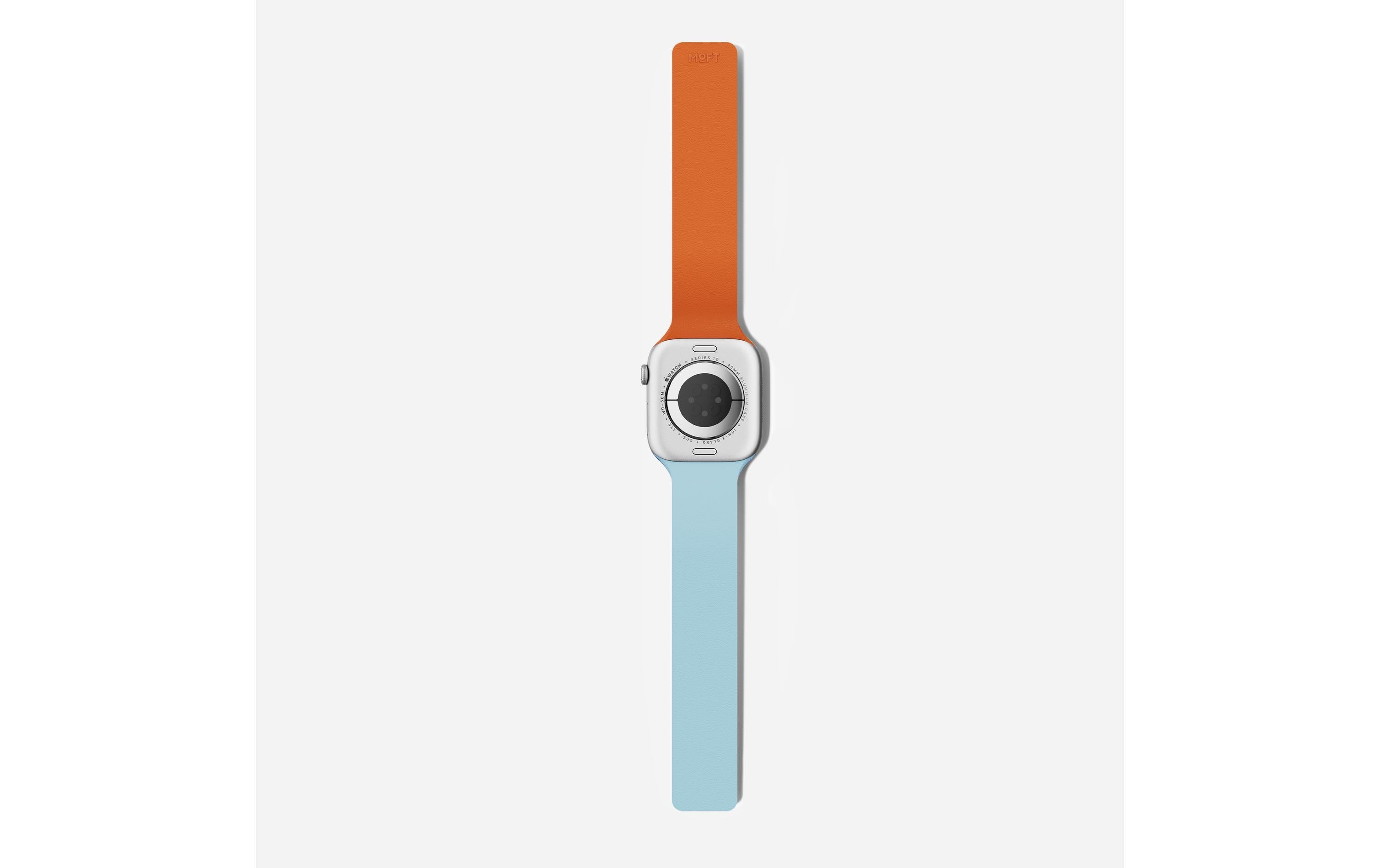 MOFT Apple Watch Band Silikon Wake Orange Swell Blue