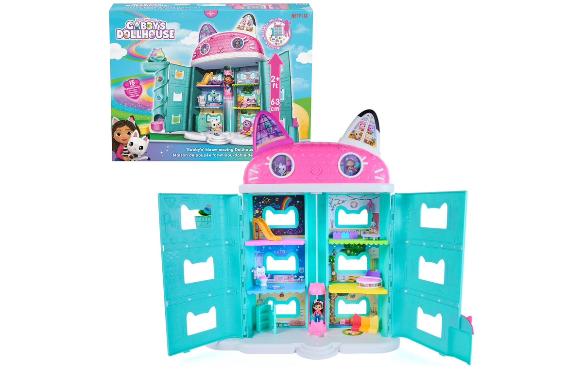 Spinmaster Gabby's Dollhouse Katz-tastisches Puppenhaus 63 cm bunt