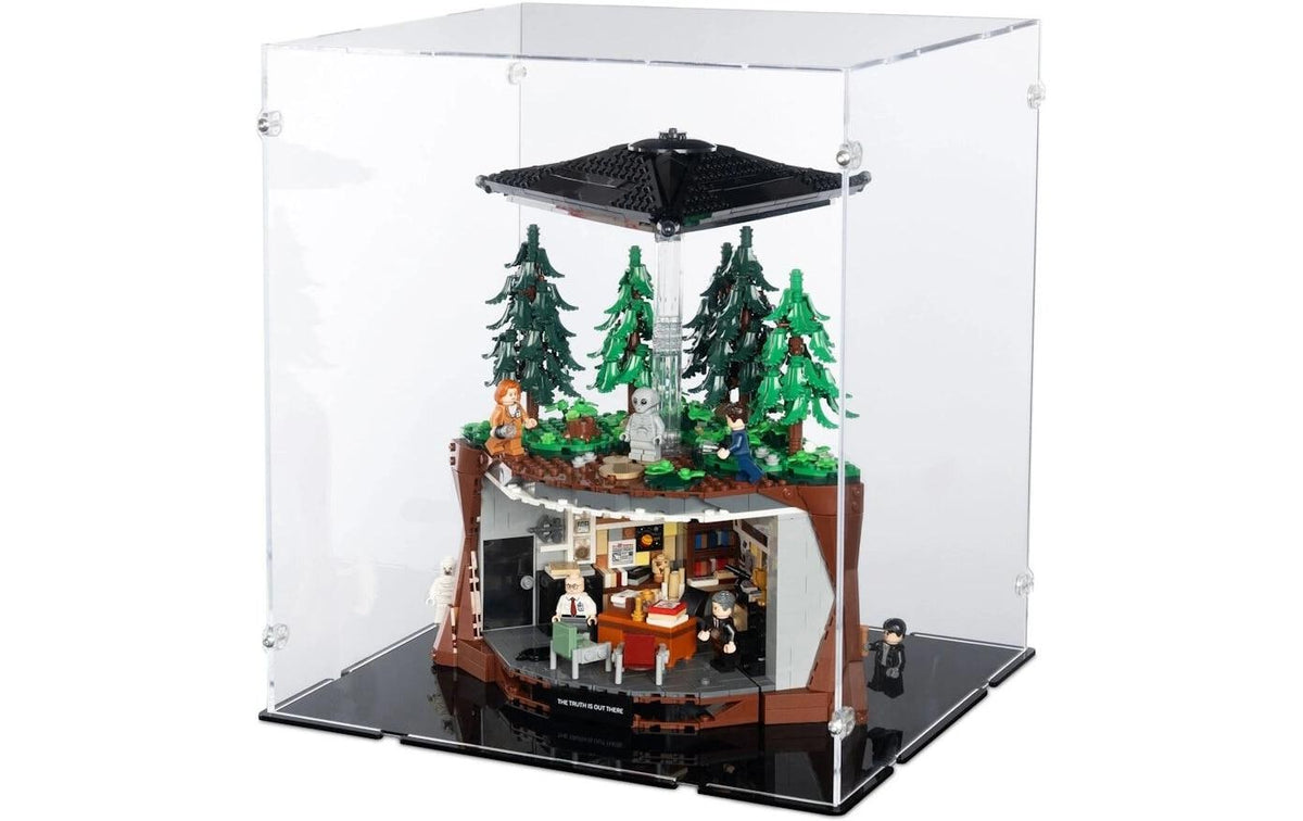 iDisplayit Acryl-Display für LEGO® 21369 The X-Files (Mit schwarzem Boden)