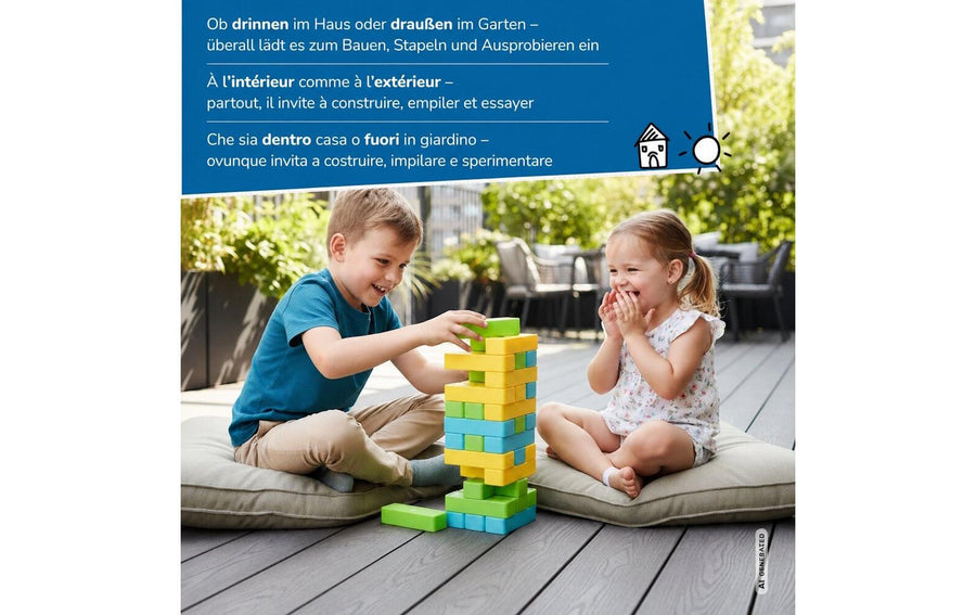 alldoro XXL 2 in 1 Set – Wackelturm & Domino XXL, 2 in 1 Set