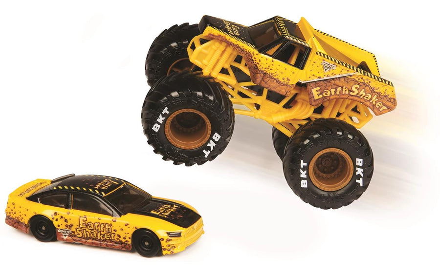 Spinmaster Monster Jam Truck & Rennauto 2-Pack 1:64 Assortiert - Foto 5