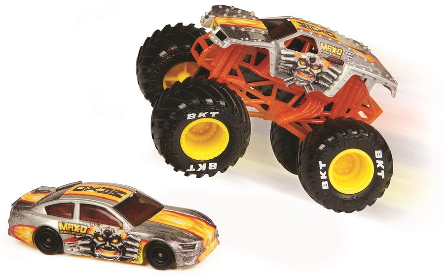 Spinmaster Monster Jam Truck & Rennauto 2-Pack 1:64 Assortiert - Foto 2
