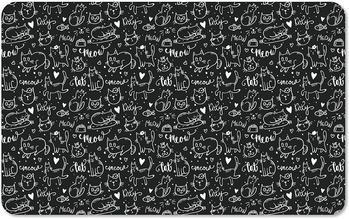 Tarhong Black & White Meow 29.2 x 48.3 cm