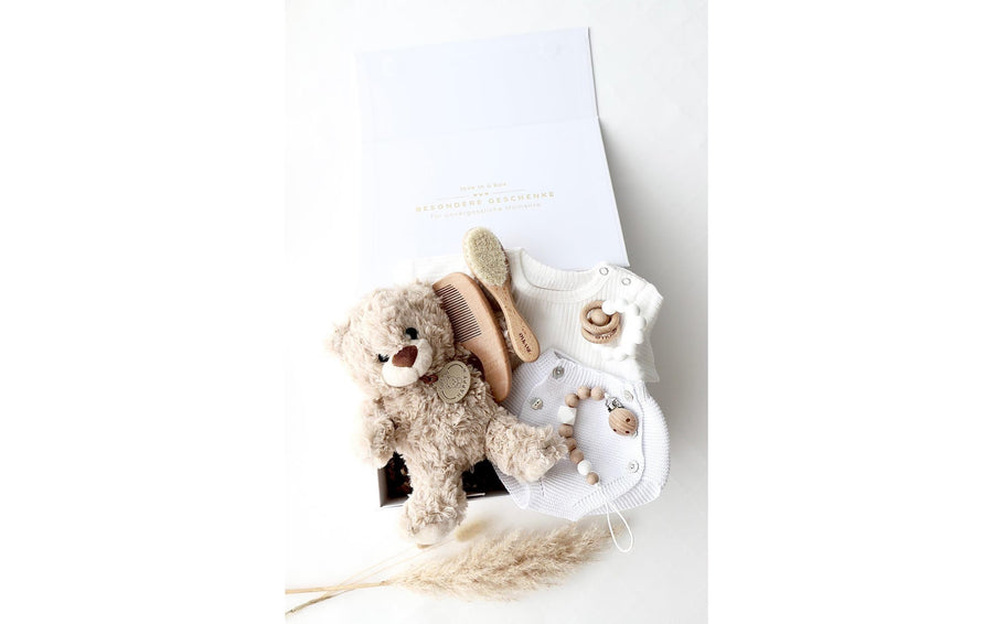 Oykami Baby Geschenkbox Little Bloom Weiss Lou