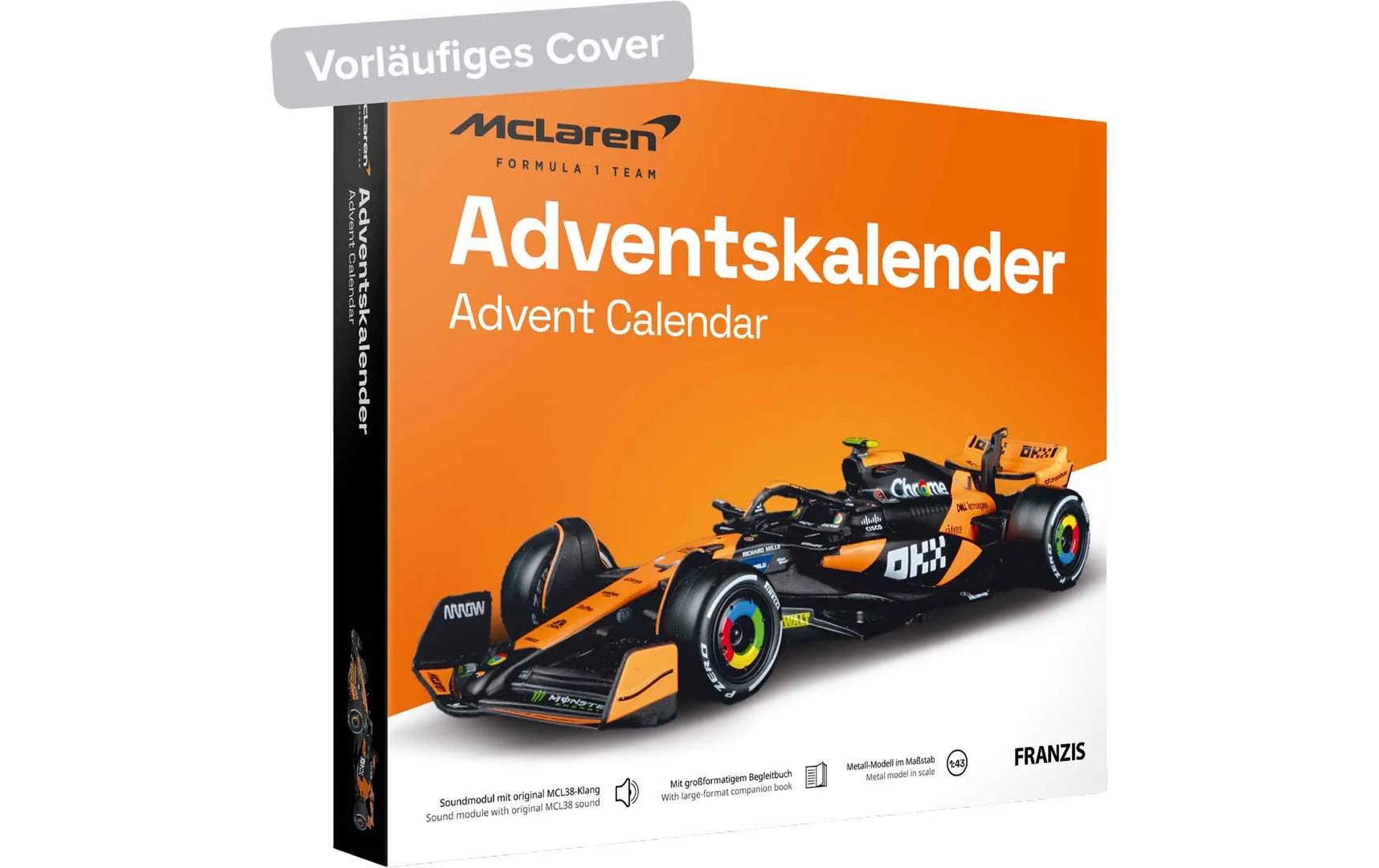 Franzis McLaren Formula 1 Team Adventskalender