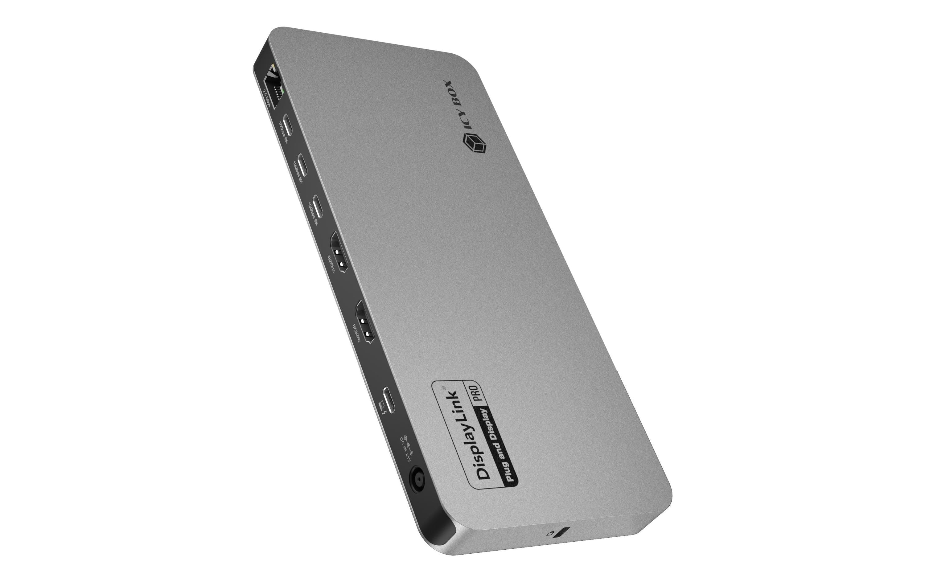 ICY BOX Diamond Dock 7402 USB-C 140 W