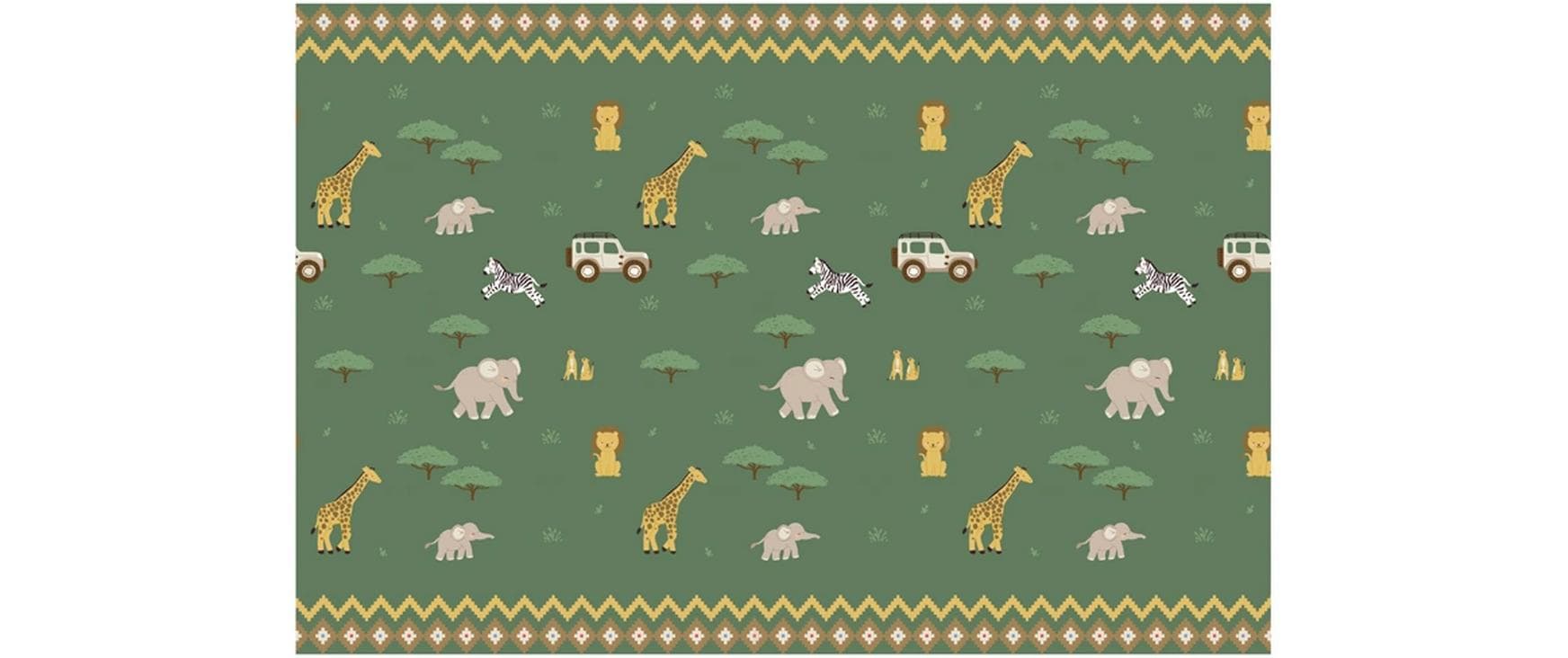 Partydeco Safari Oh Yeah! Papier, 1.20 x 1.80 m