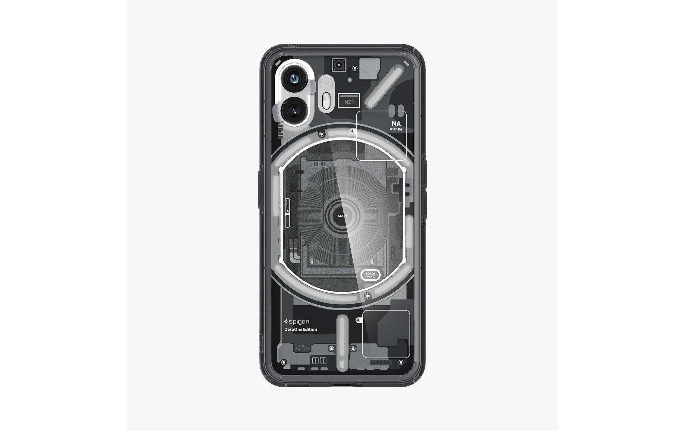 Spigen Ultra Hybrid Zero One Schwarz Transparent