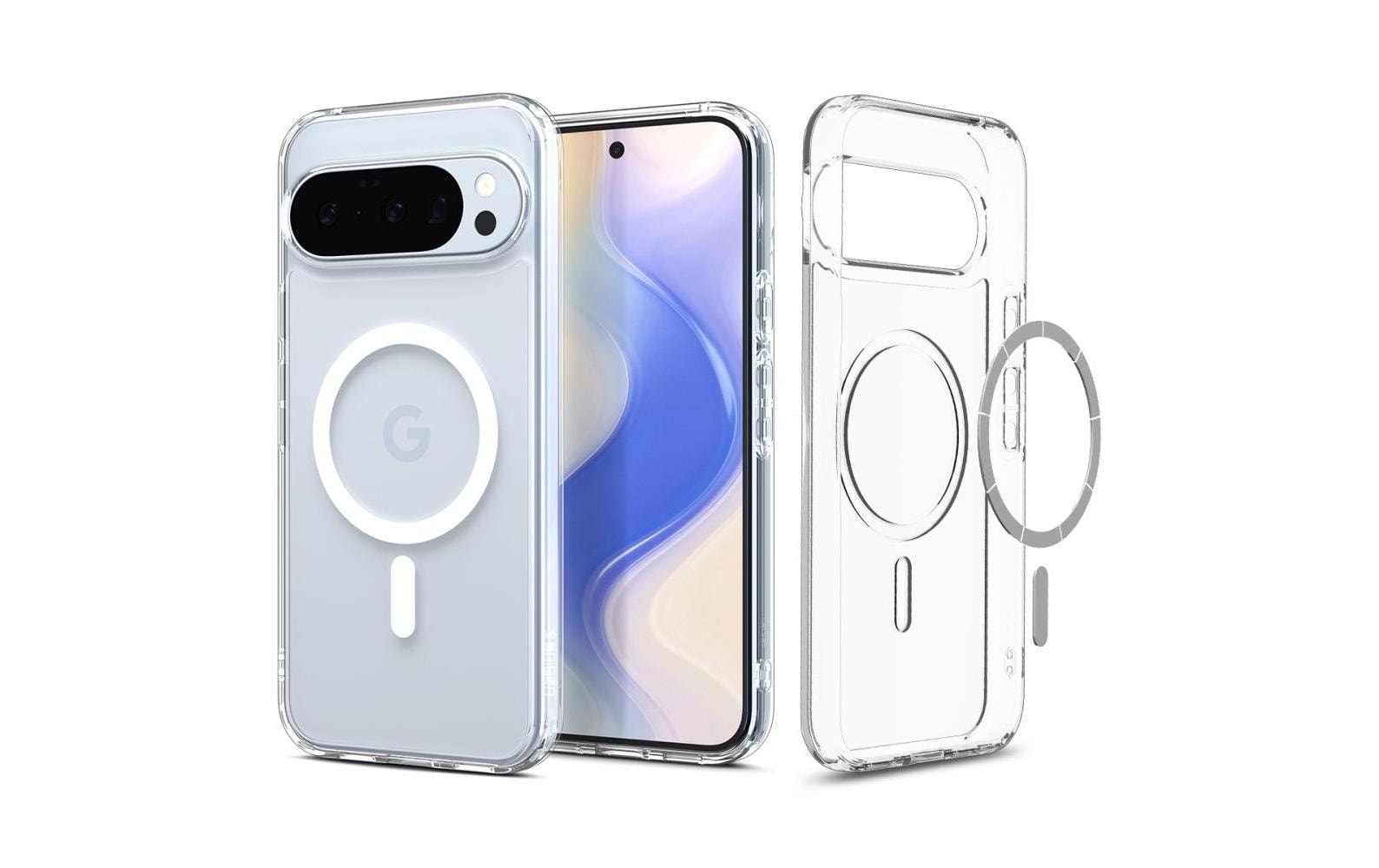 Spigen Ultra Hybrid MagSafe Polycarbonat TPU Transparent Weiss