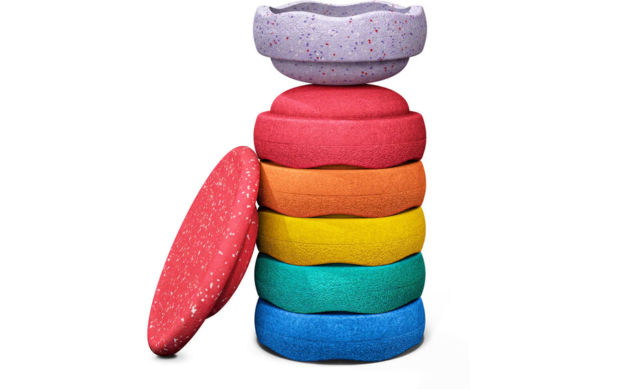 Stapelstein Stapelstein Winter Special Rainbow Set classic