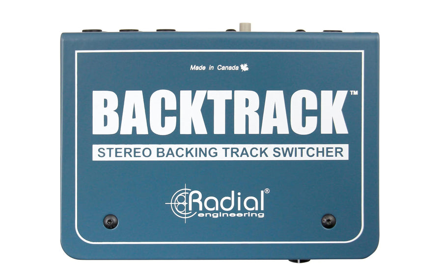 Radial BackTrack Stereo-Audioumschalter Stahl Blau
