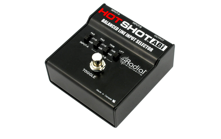 Radial HotShot ABi Symmetrischer Line-Eingangswahlschalter