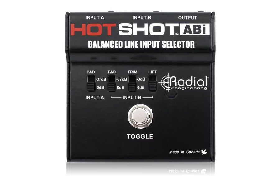 Radial HotShot ABi Symmetrischer Line-Eingangswahlschalter