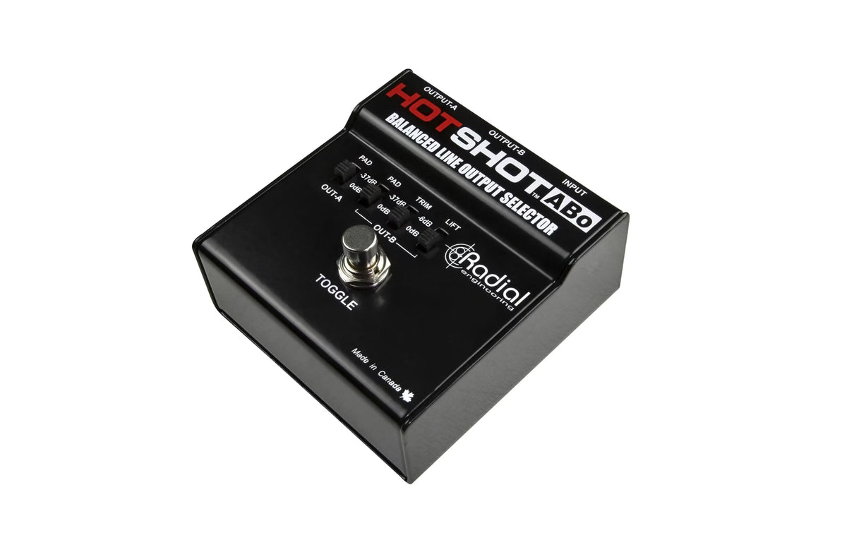 Radial HotShot ABo Line-Ausgangs-Selektor Passiv Stahl