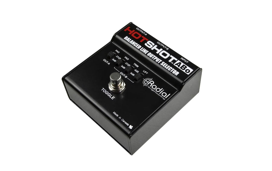 Radial HotShot ABo Line-Ausgangs-Selektor Passiv Stahl