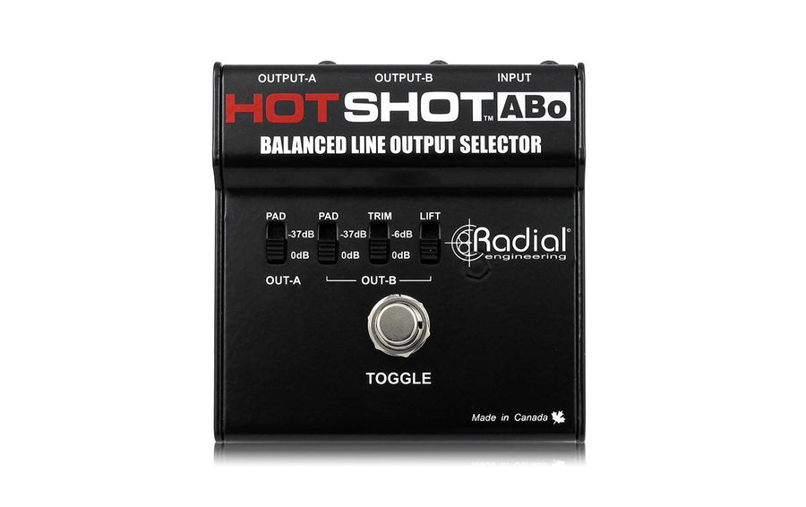 Radial HotShot ABo Line-Ausgangs-Selektor Passiv Stahl