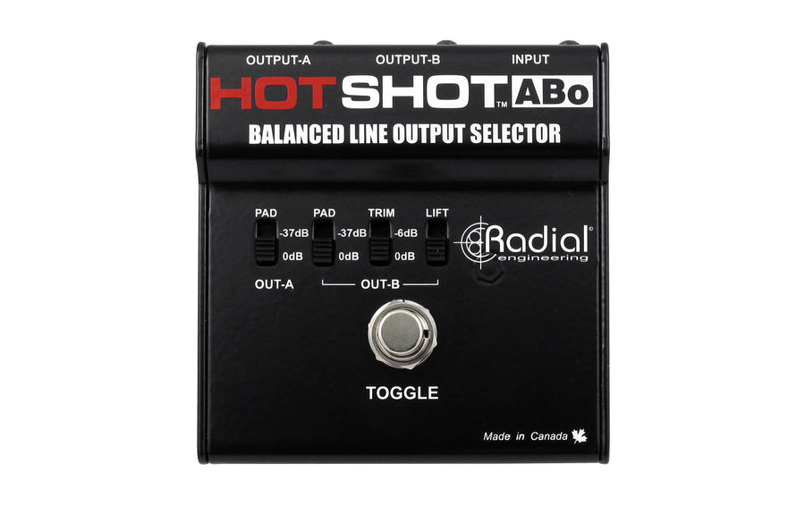 Radial HotShot ABo Line-Ausgangs-Selektor Passiv Stahl