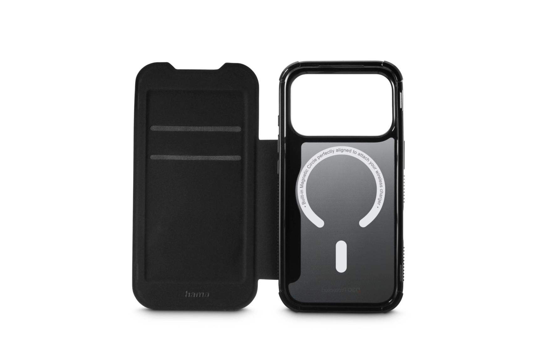 Hama Extreme Protect Booklet Case iPhone 17 Pro/18 Pro Schwarz