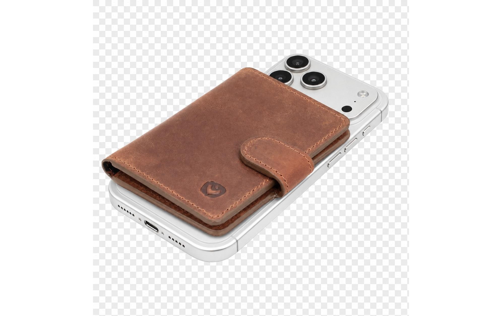 Valenta Card Wallet Leather MagSafe Vintage Brown