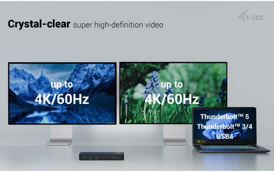 i-tec Thunderbolt 4 Intelligent Dual Display Power Delivery 90W - Foto 5