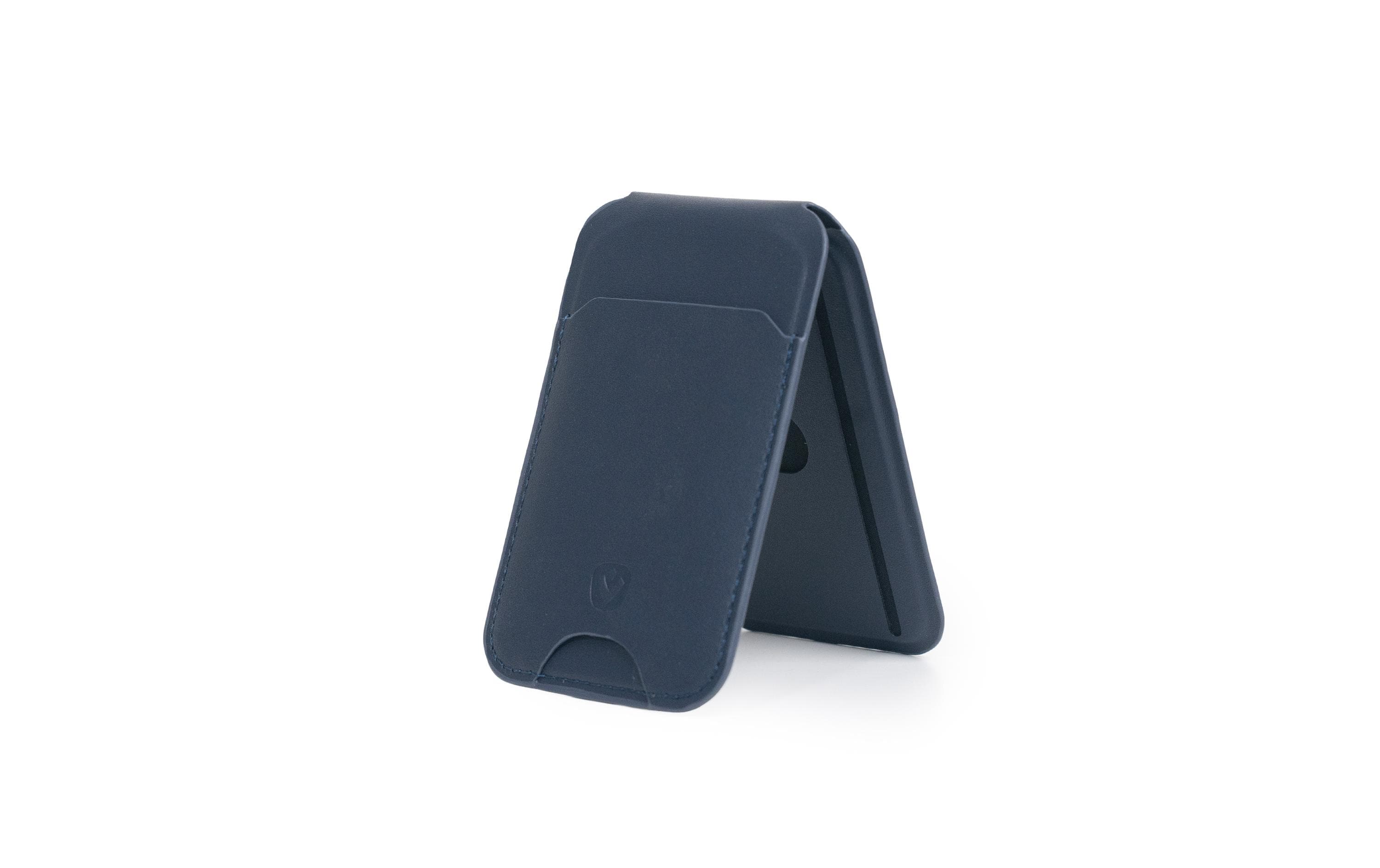 Valenta Card Wallet MagSafe Stand Kunstleder Blau