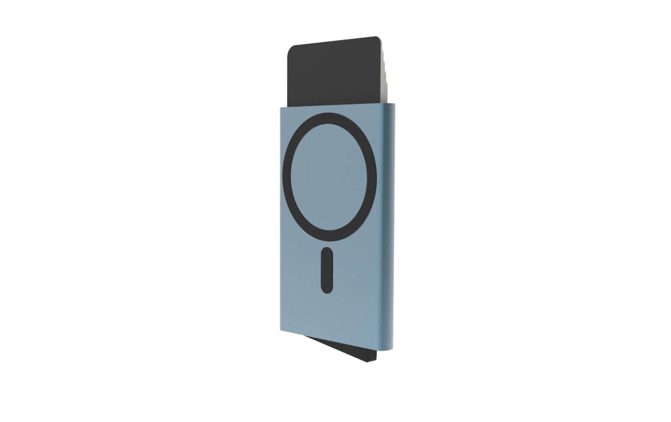 Valenta Cardprotector MagSafe Plus Aluminium Hellblau