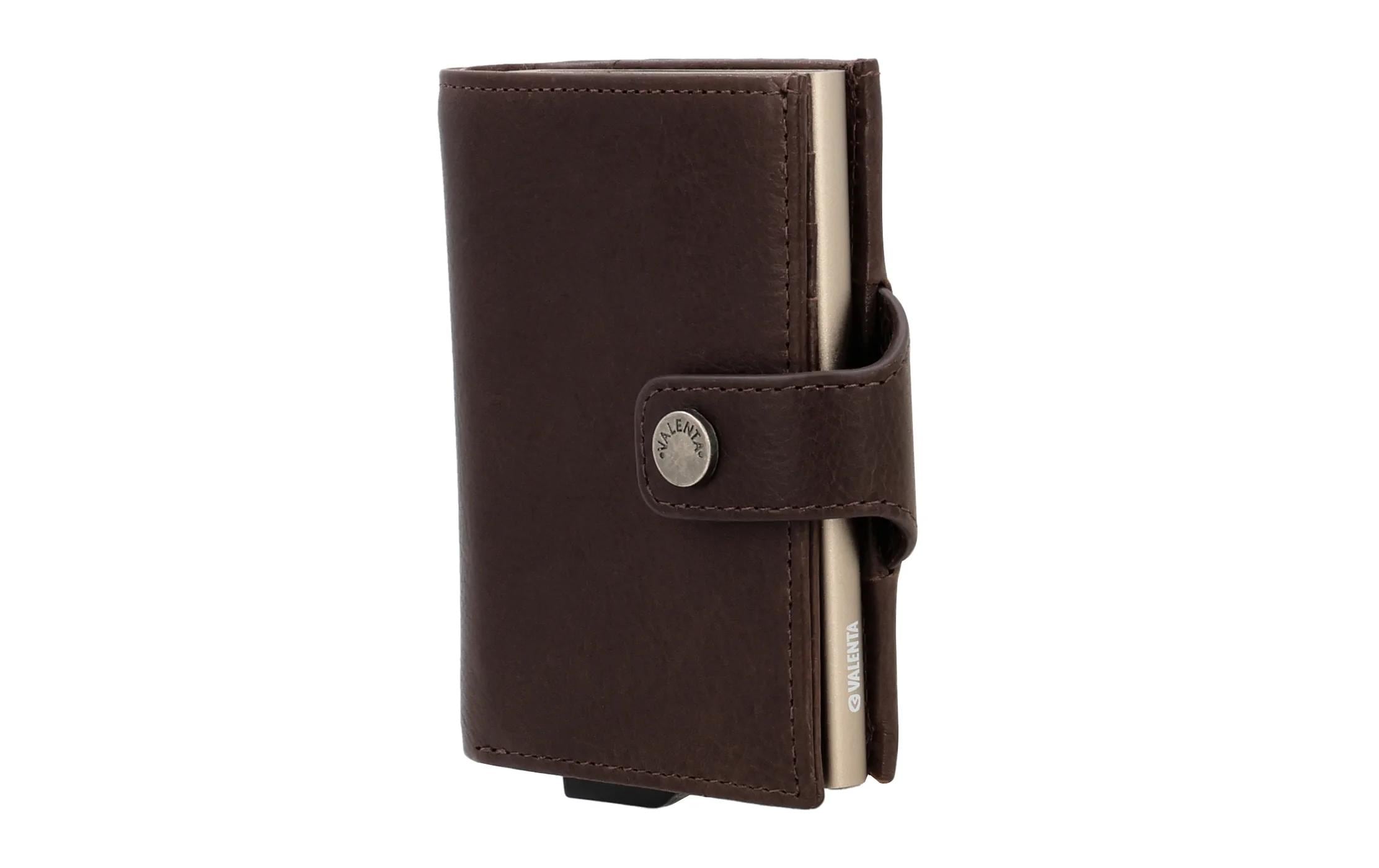 Valenta Card Case Plus Wallet Luxe Braun