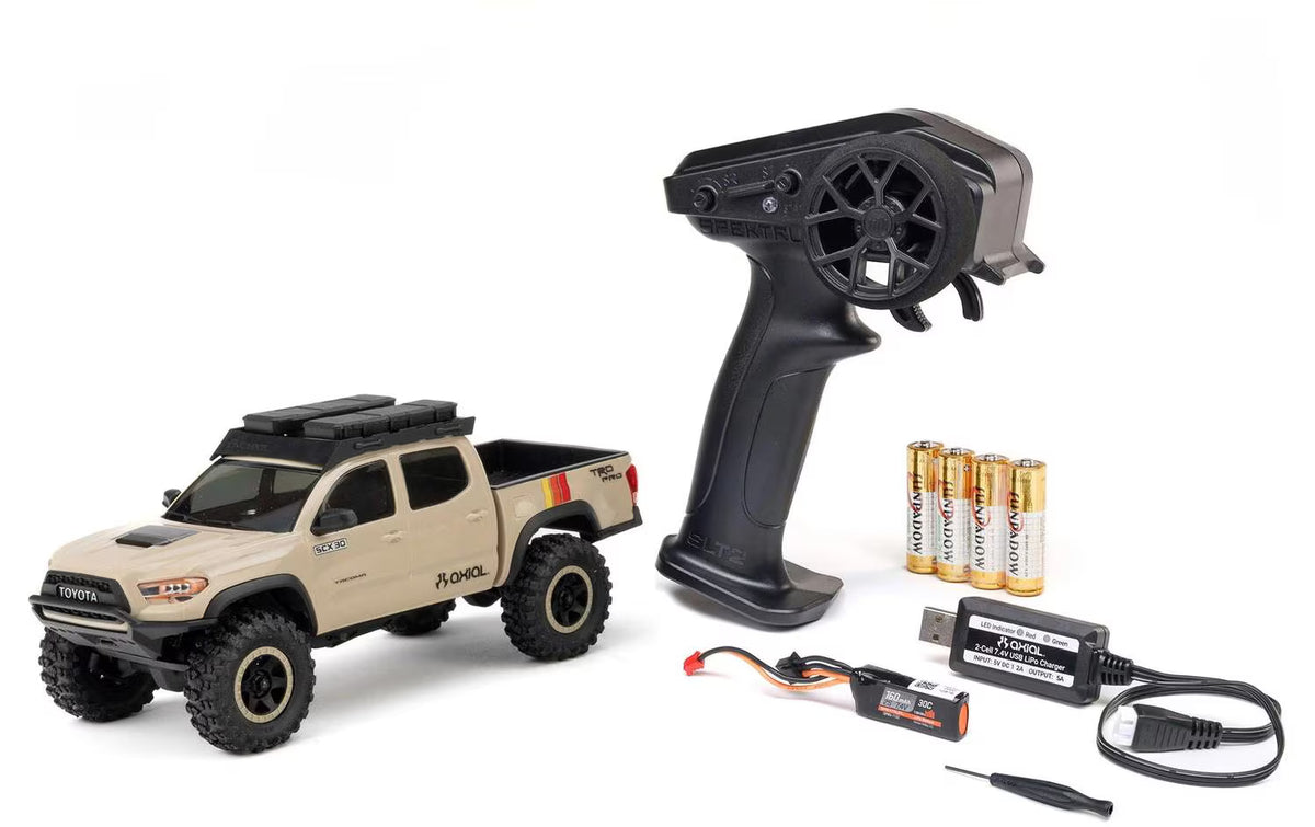 Axial SCX30 Toyota Tacoma TRD Pro Overland Edition 4 x 4 RTR Brushed Sand
