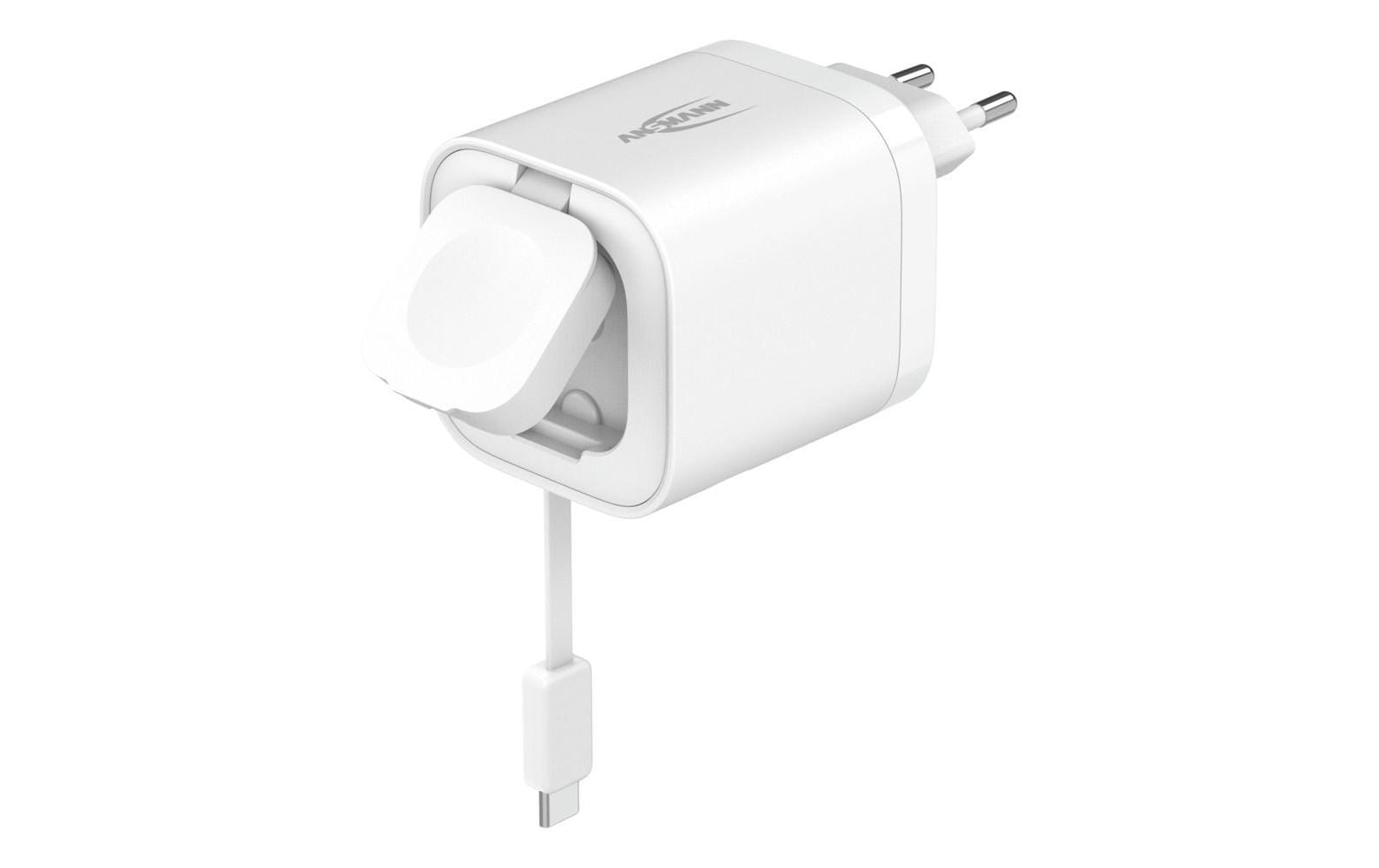 Ansmann Home Charger HC265PD mit Kabel und Apple Watch Lader 35W