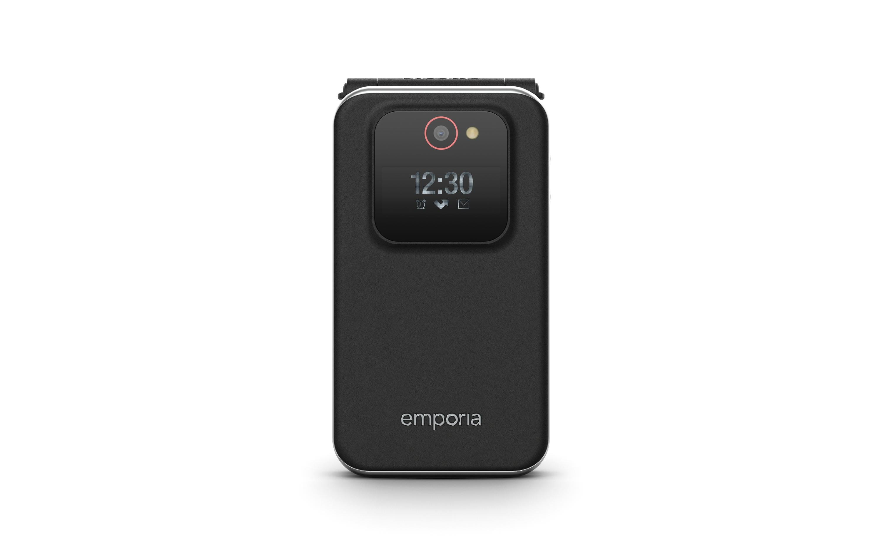 Emporia JOY LTE V228 Klapphandy 4G 2.8 Zoll Schwarz