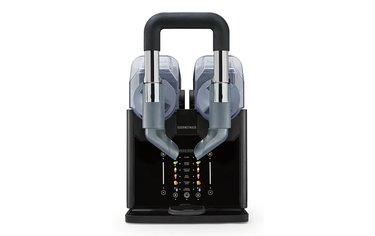 GOURMETmaxx Slushy Ice Maker Duo 4 l, Dunkelgrau