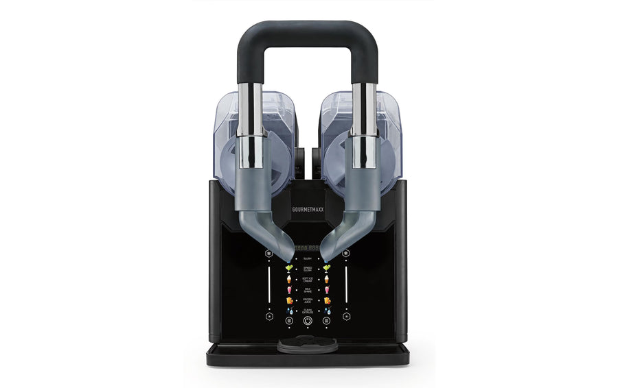 GOURMETmaxx Slushy Ice Maker Duo 4 l, Dunkelgrau