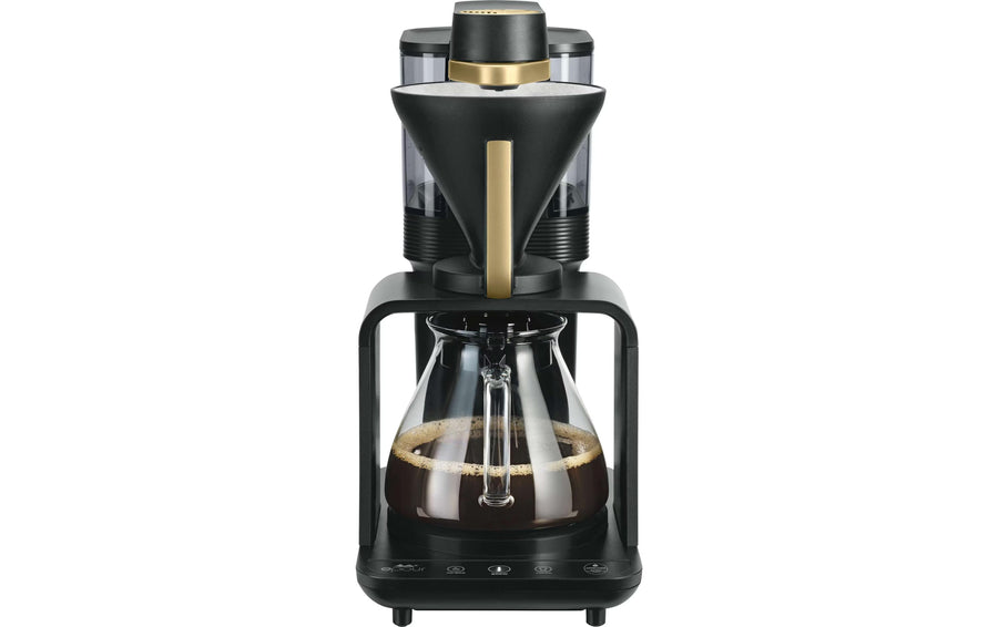 Melitta Filterkaffeemaschine Epour Gold/Schwarz