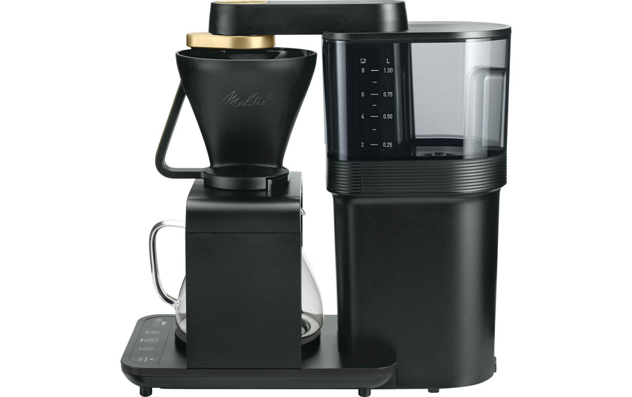 Melitta Filterkaffeemaschine Epour Gold/Schwarz