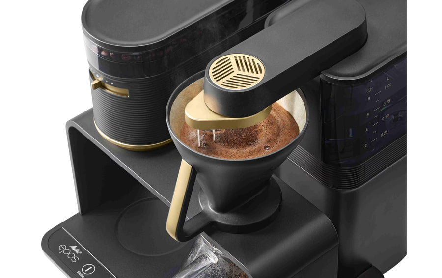 Melitta Filterkaffeemaschine Epos Gold/Schwarz