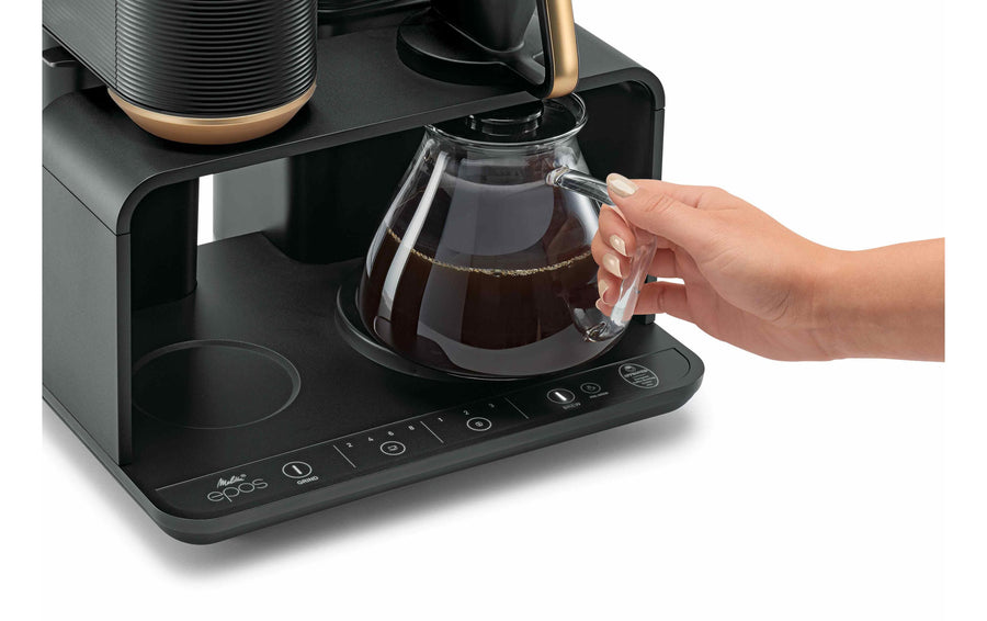 Melitta Filterkaffeemaschine Epos Gold/Schwarz