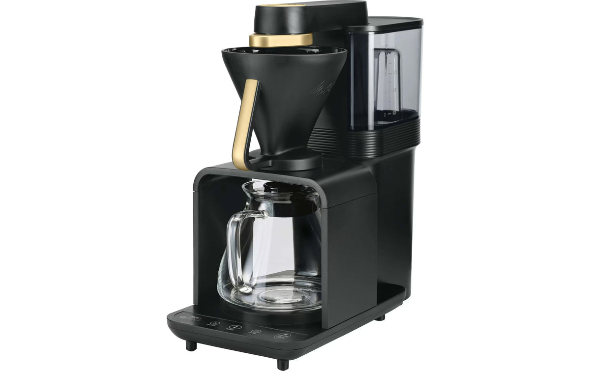 Melitta Filterkaffeemaschine Epour Gold/Schwarz