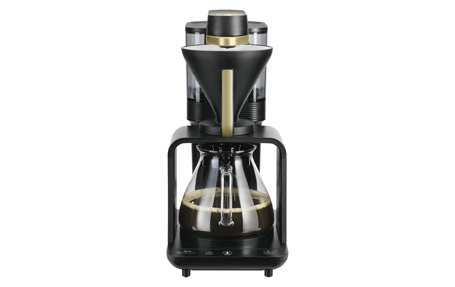 Melitta Filterkaffeemaschine Epour Gold/Schwarz