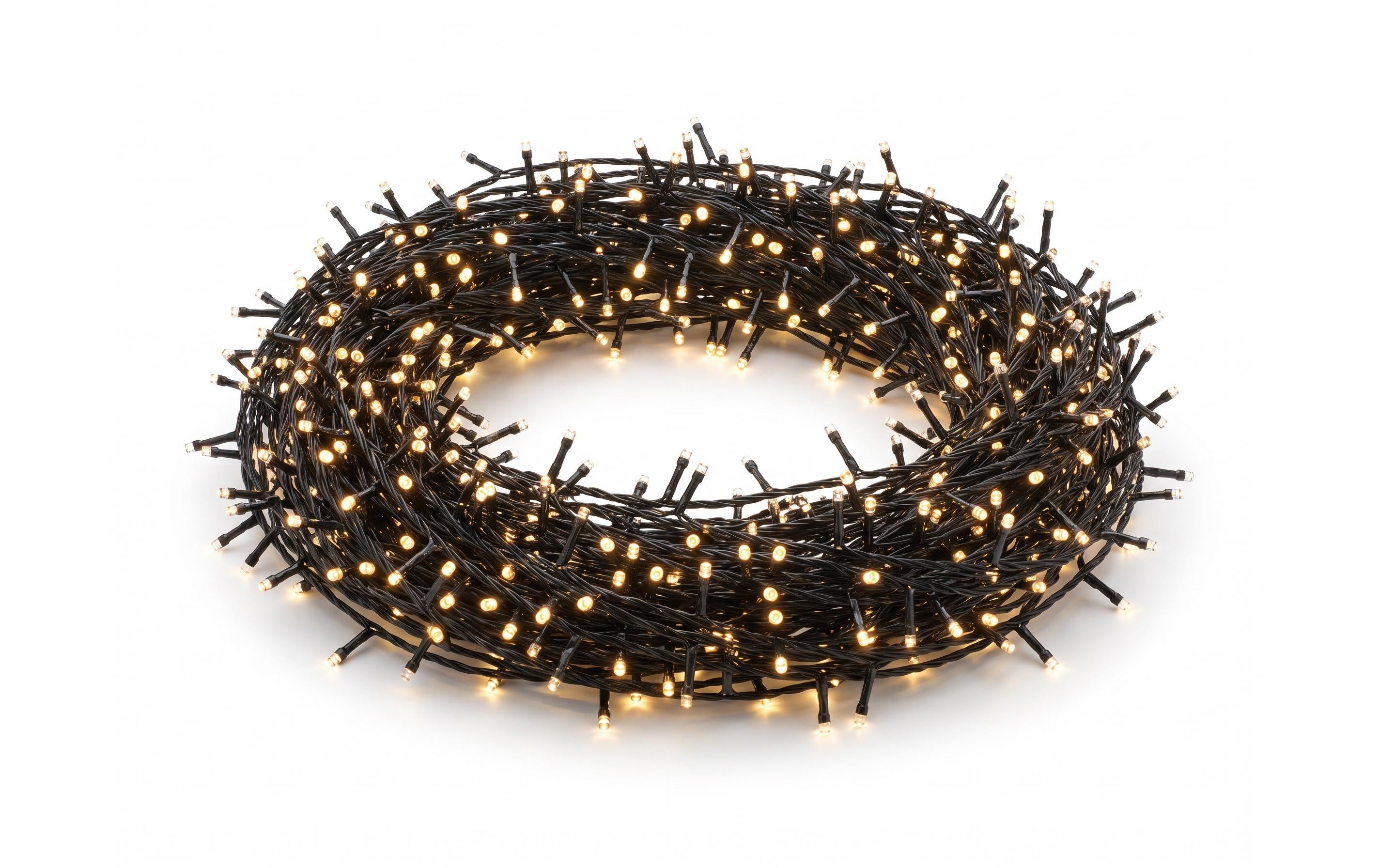 COCON Lichterkette Fenstersims, 720 LEDs Warmweiss, 9.3 m