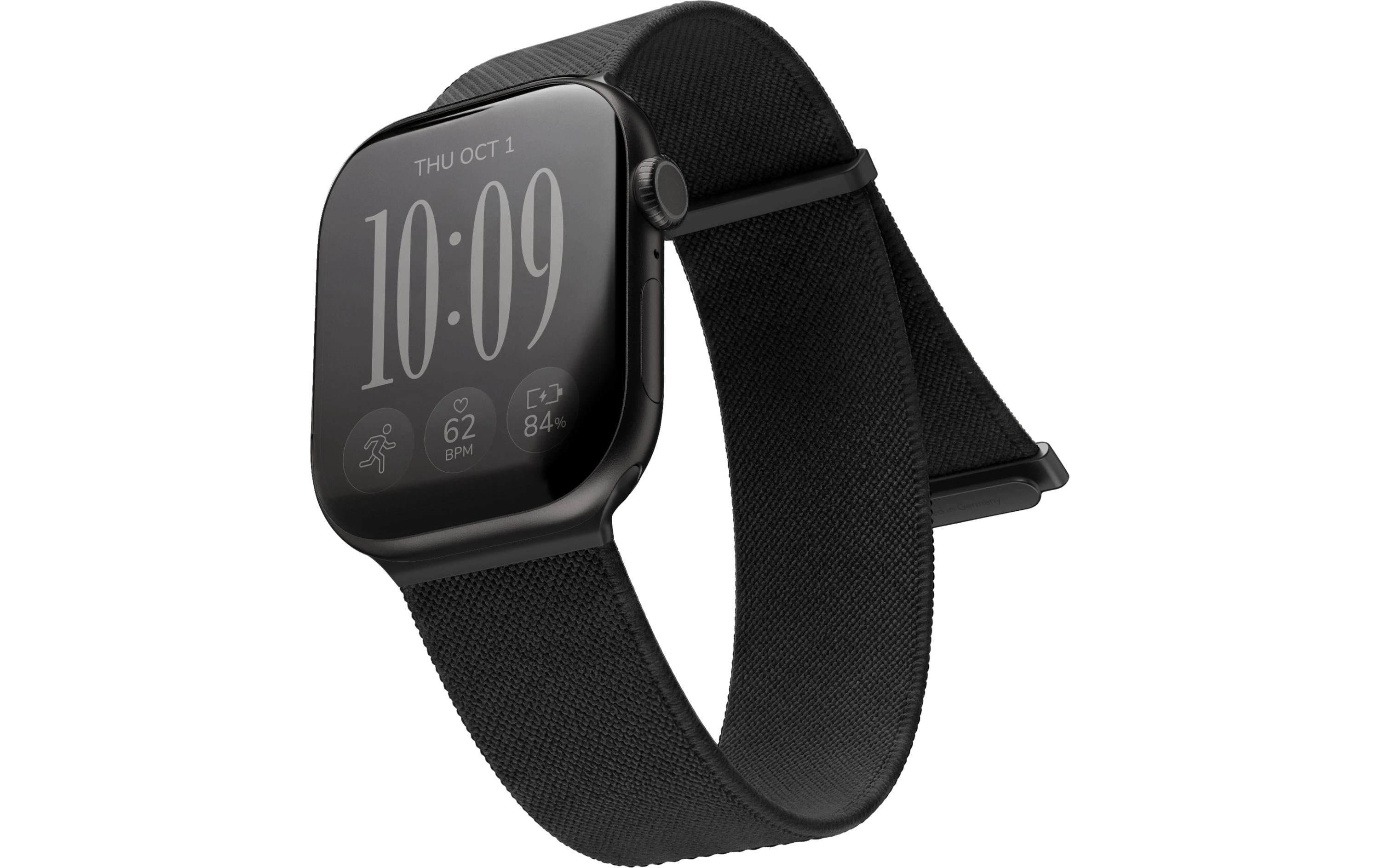 Vonmählen Armband Nylon Loop 2 40/41/42 mm All Black