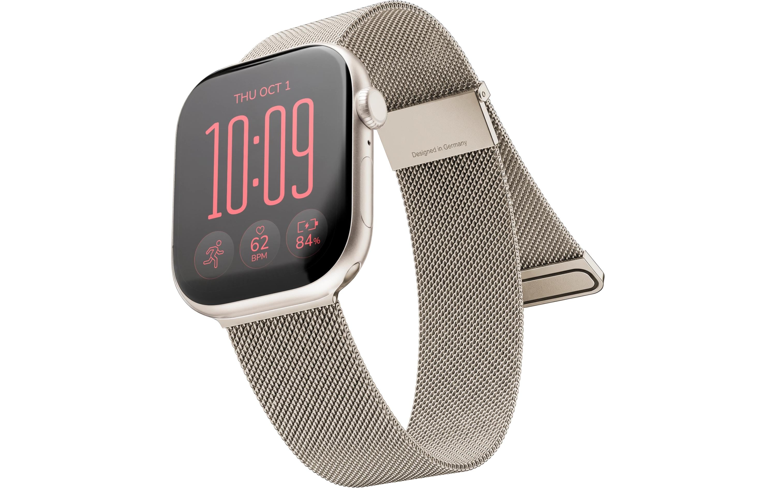 Vonmählen Armband Milanese Loop 3 40/41/42 mm Champagner