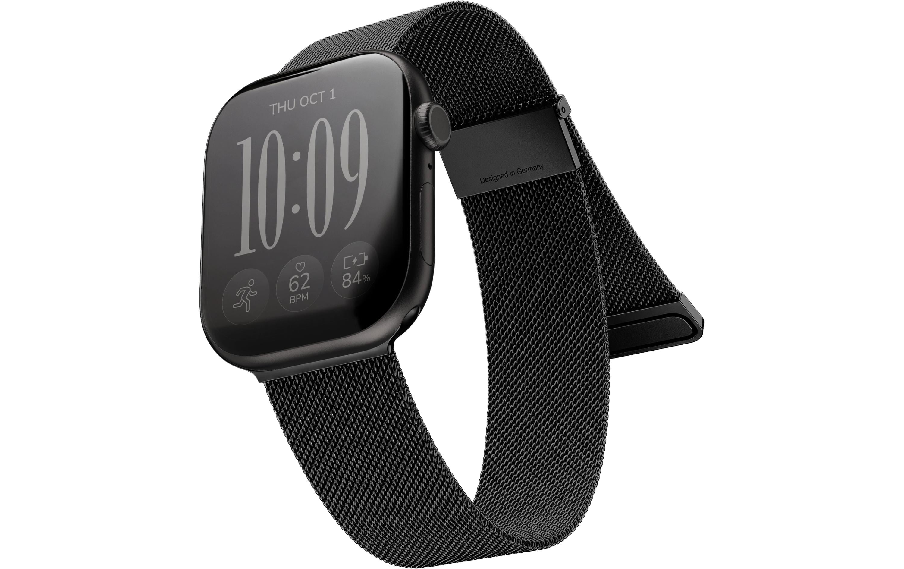 Vonmählen Armband Milanese Loop 3 44/45/46/49 mm Schwarz
