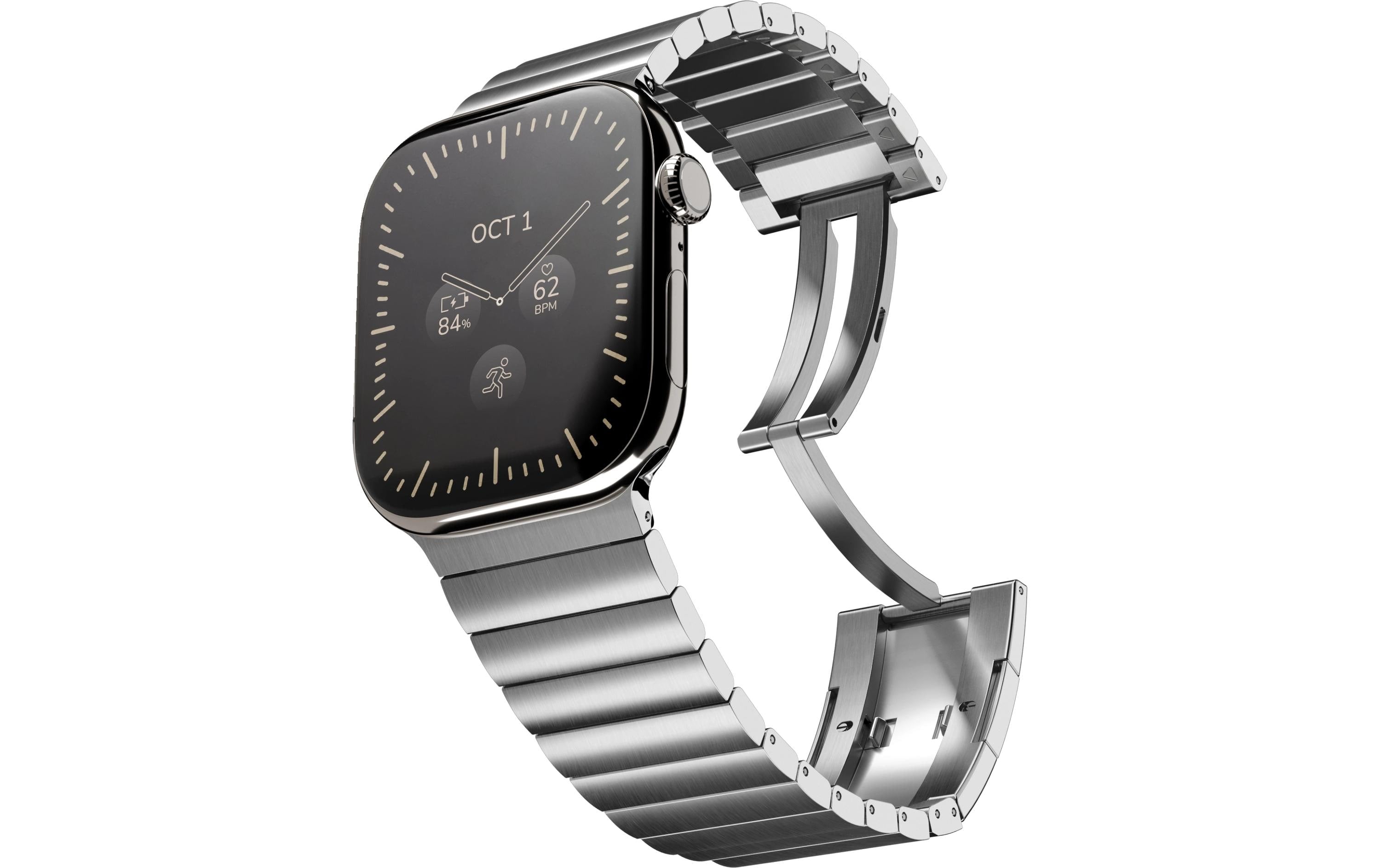 Vonmählen Armband Link Bracelet Pro 2 44/45/46/49 mm Silber
