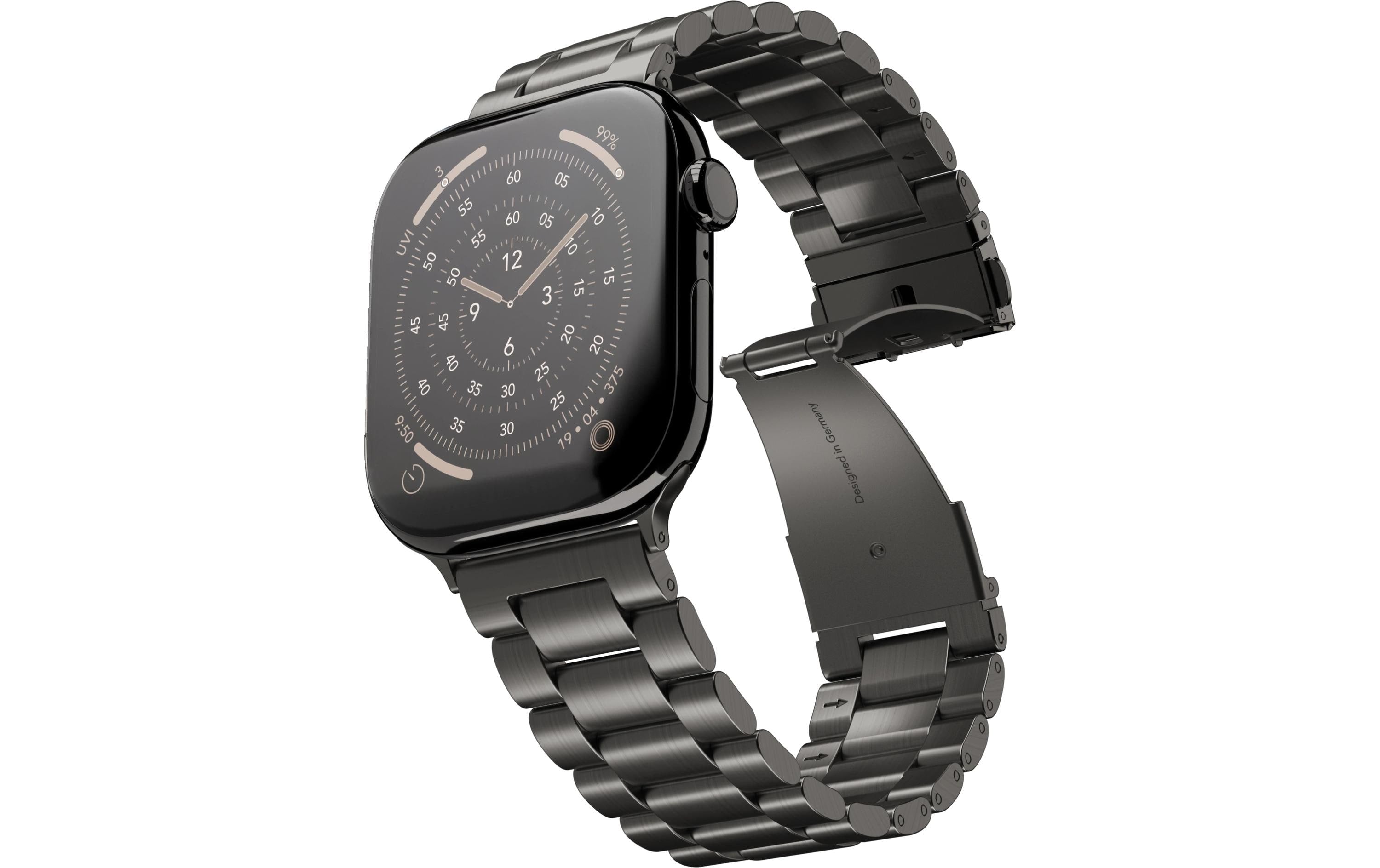 Vonmählen Armband Link Bracelet 3 44/45/46/49 mm Granitgrau