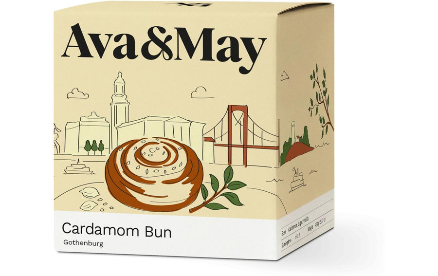 AVA & MAY Duftkerze Cardamom Bun 450 g - Foto 2