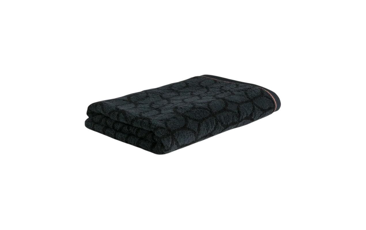 Möve Soft Glam Art Deco 80 x 150 cm, Schwarz