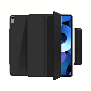 Étui en cuir et silicone pour Apple iPad Pro 12,9", noir