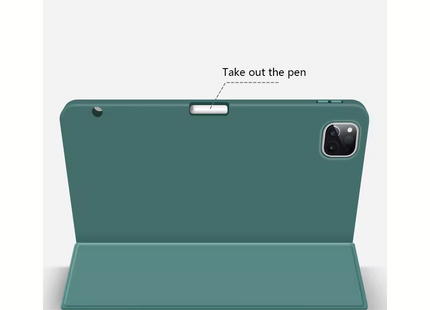Leather and Silicone Case for Apple iPad Pro 12.9", Black