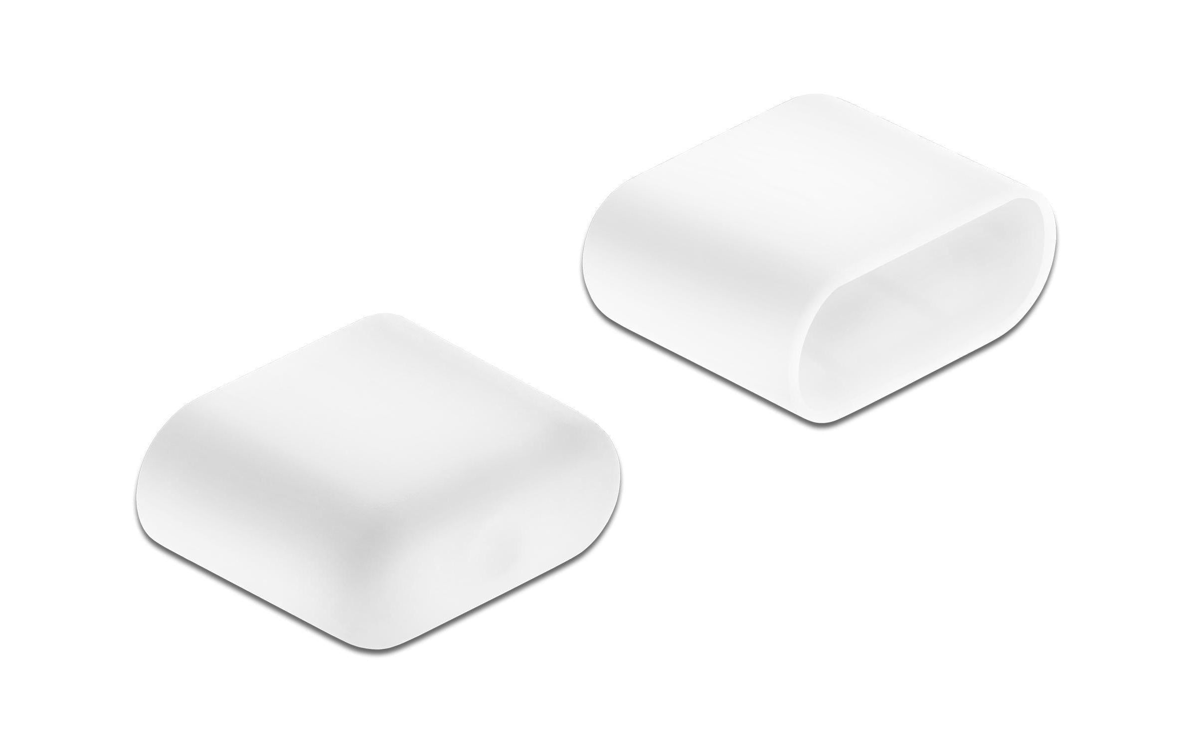 Delock Blindstecker/Staubschutz USB-C 10 Stück Weiss ohne Griff