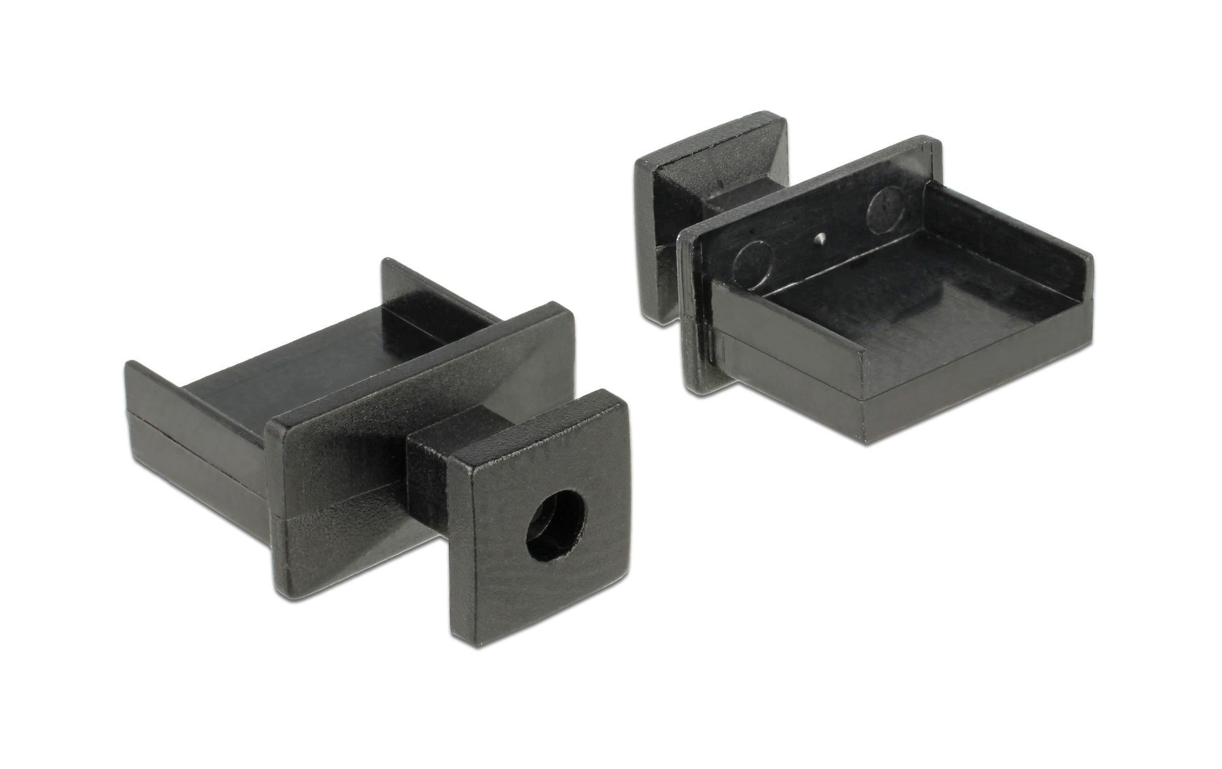 Delock Blindstecker/Staubschutz USB-A 10 Stück Schwarz